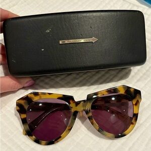 Karen Walker Tortoise Sunglasses